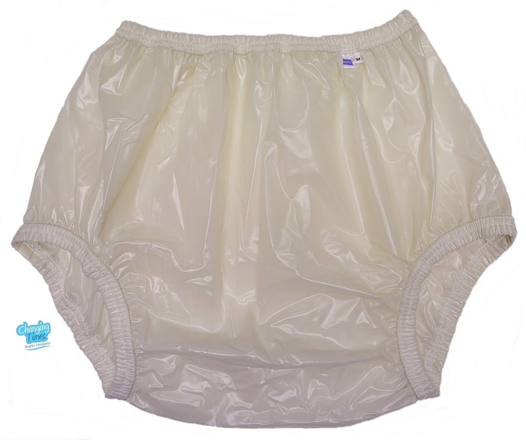 Incontinence Protection NEW Gary Plastic Pants Adult Size Medium Milky  White